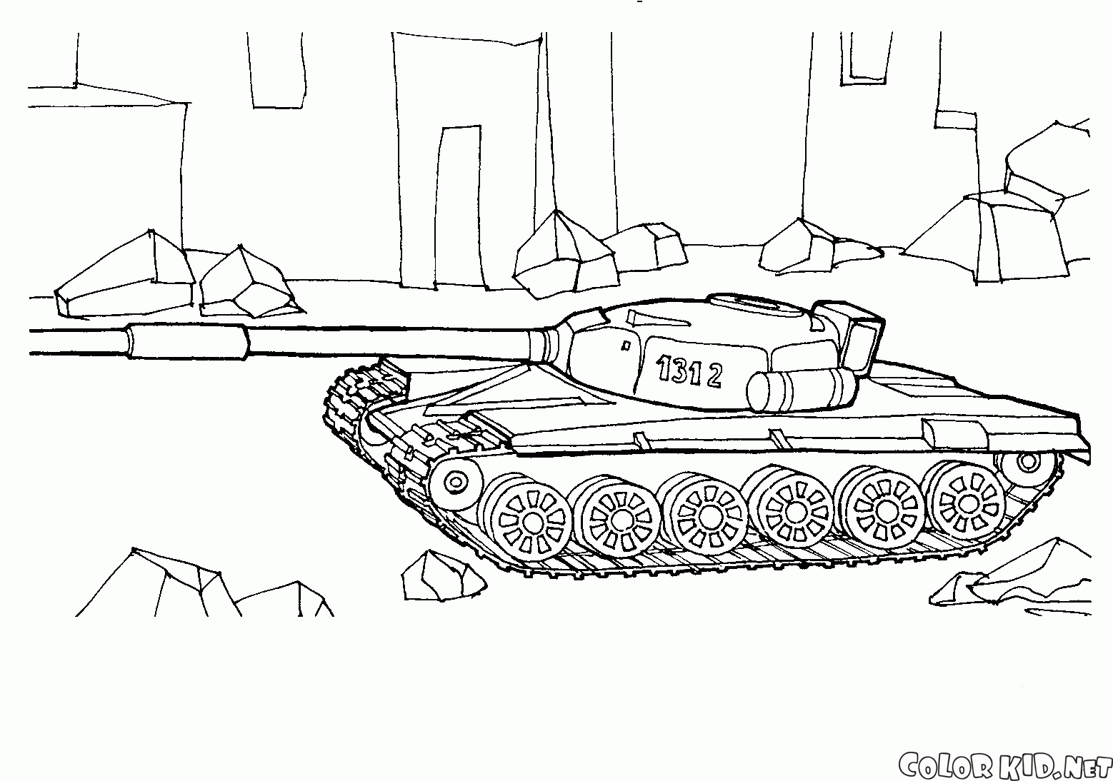 malvorlagen  sowjetischer panzer