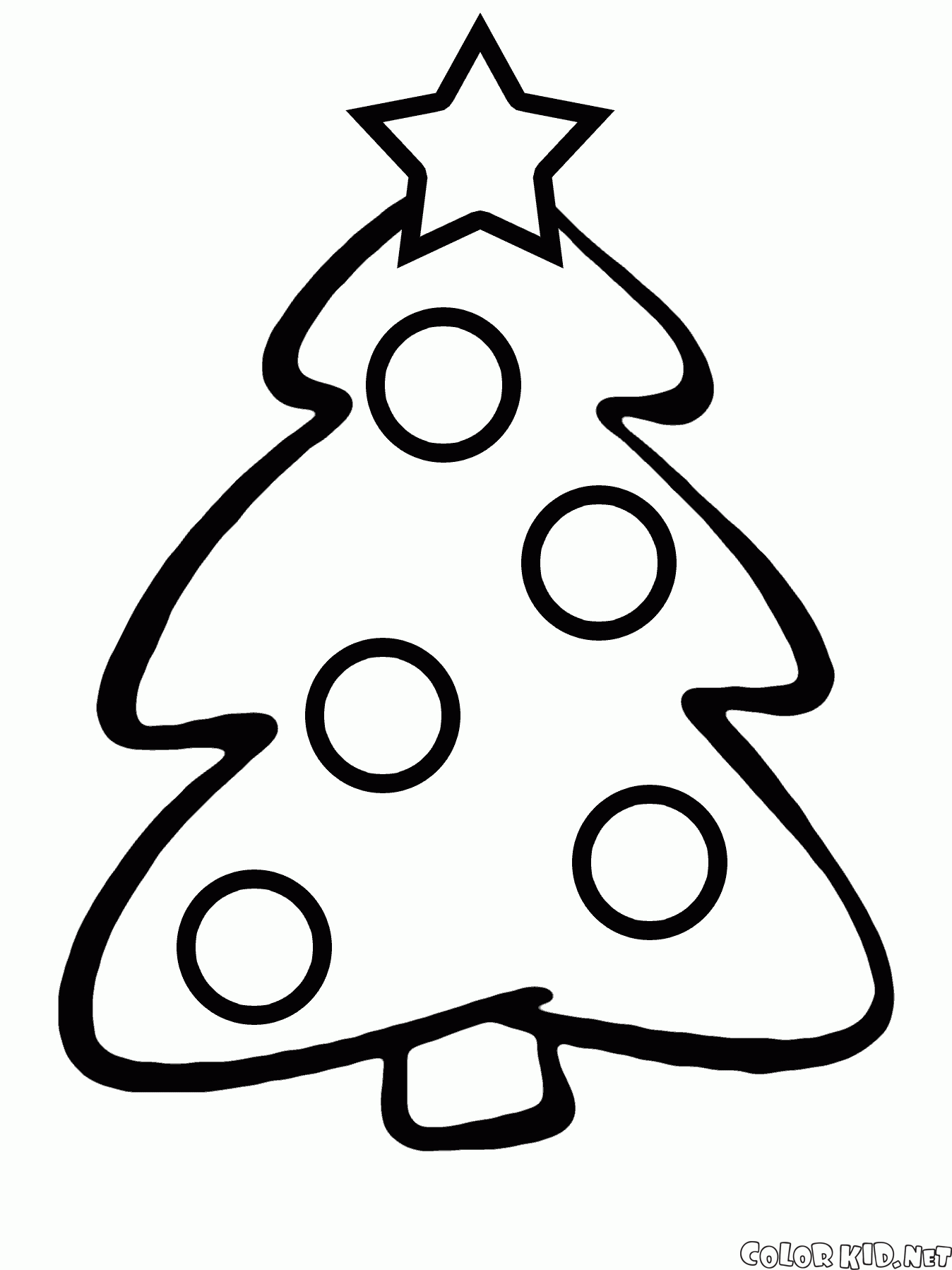 malvorlagen  weihnachtsbaum für kinder