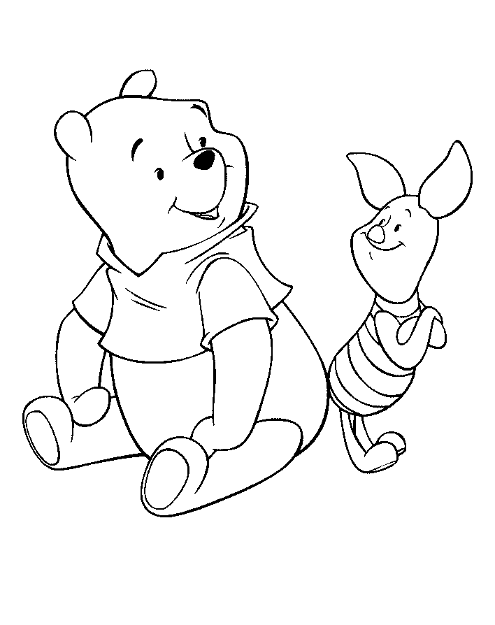 Malvorlagen Winnie und Ferkel