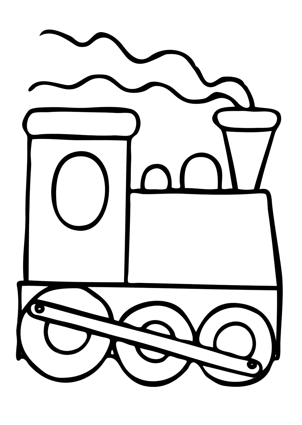 malvorlagen  dampflokomotive