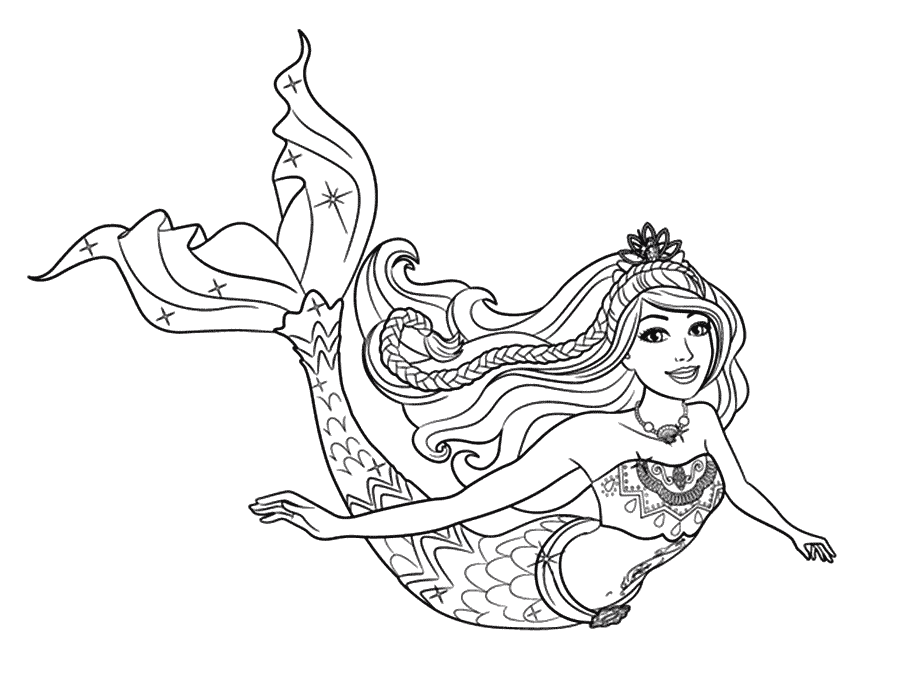 malvorlagen  mermaid princess