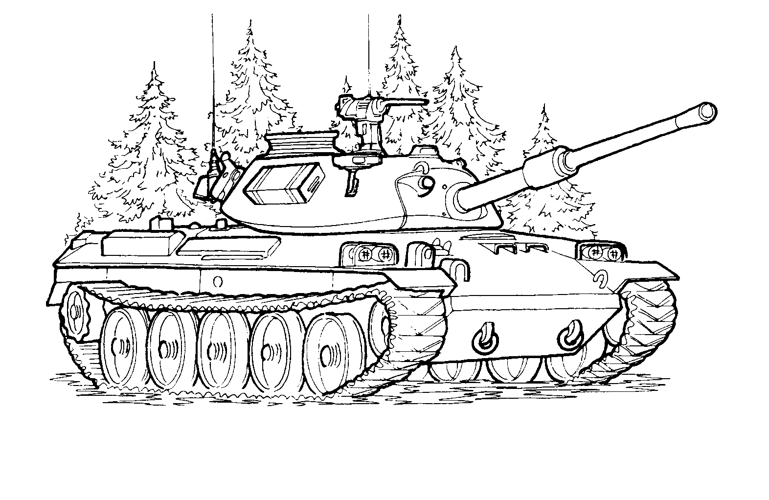 Malvorlagen Japanische Tank
