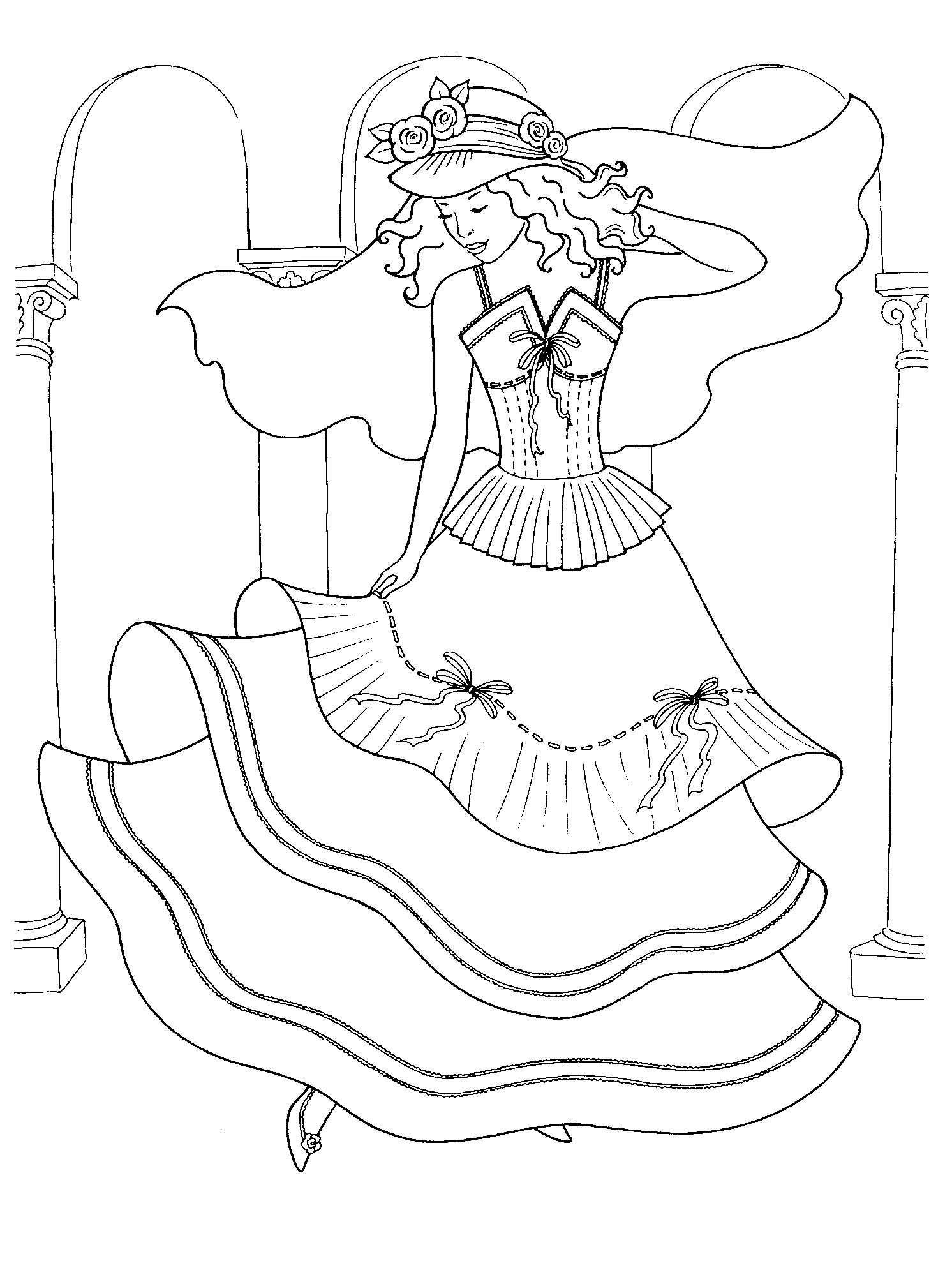 Malvorlagen Flauschigen Rock