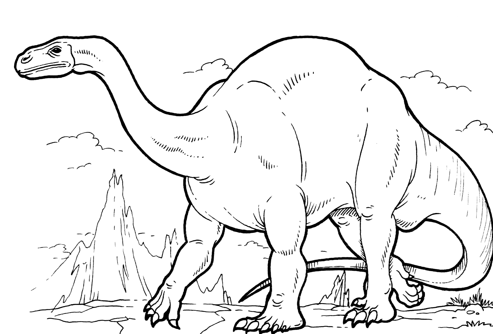 malvorlagen  plateosaurus