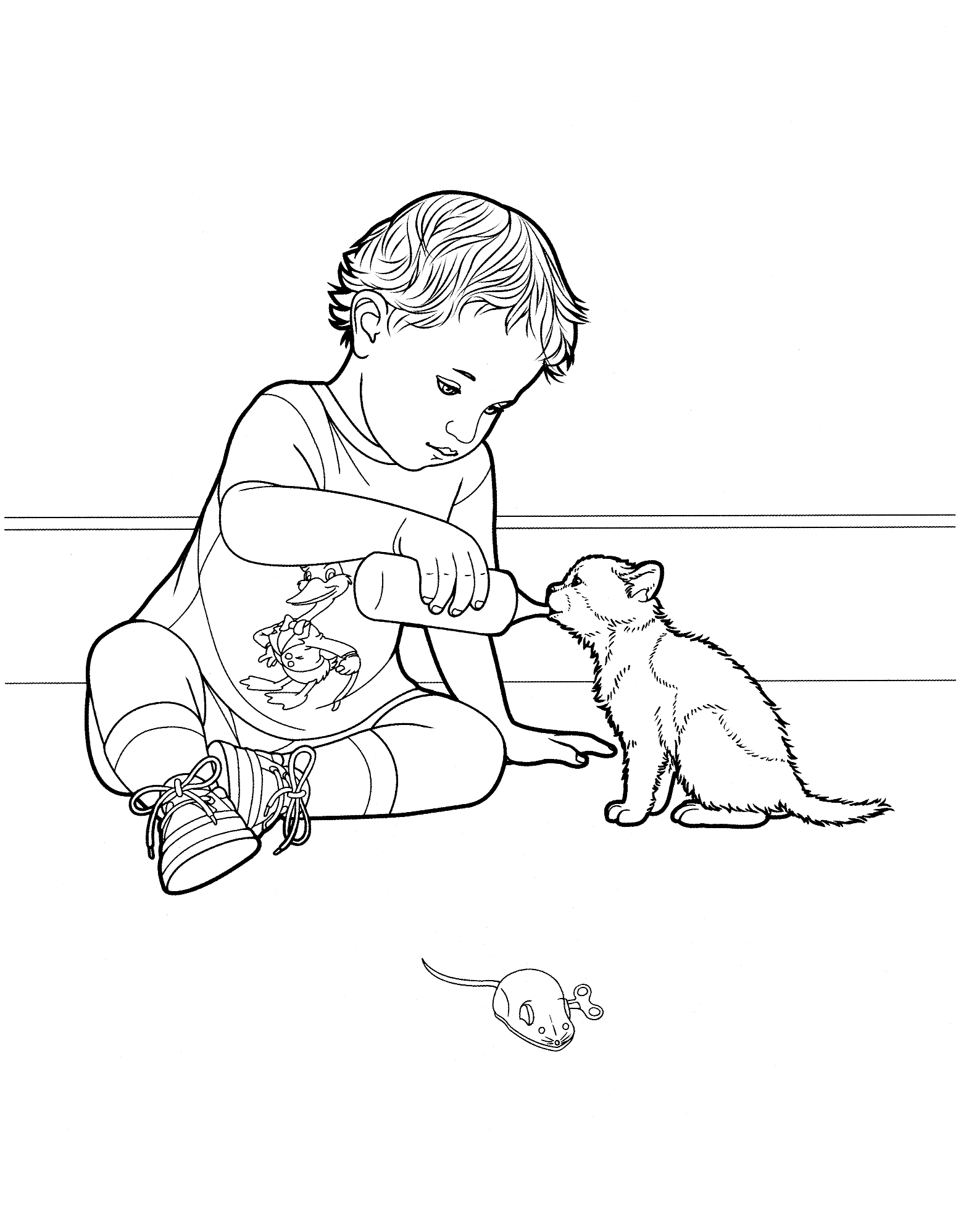 Malvorlagen Kitten