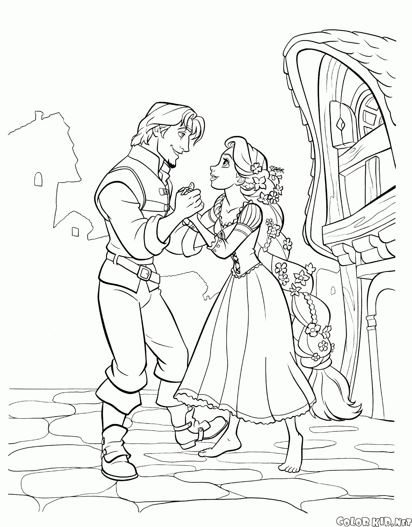 Meeting Flynn und Rapunzel