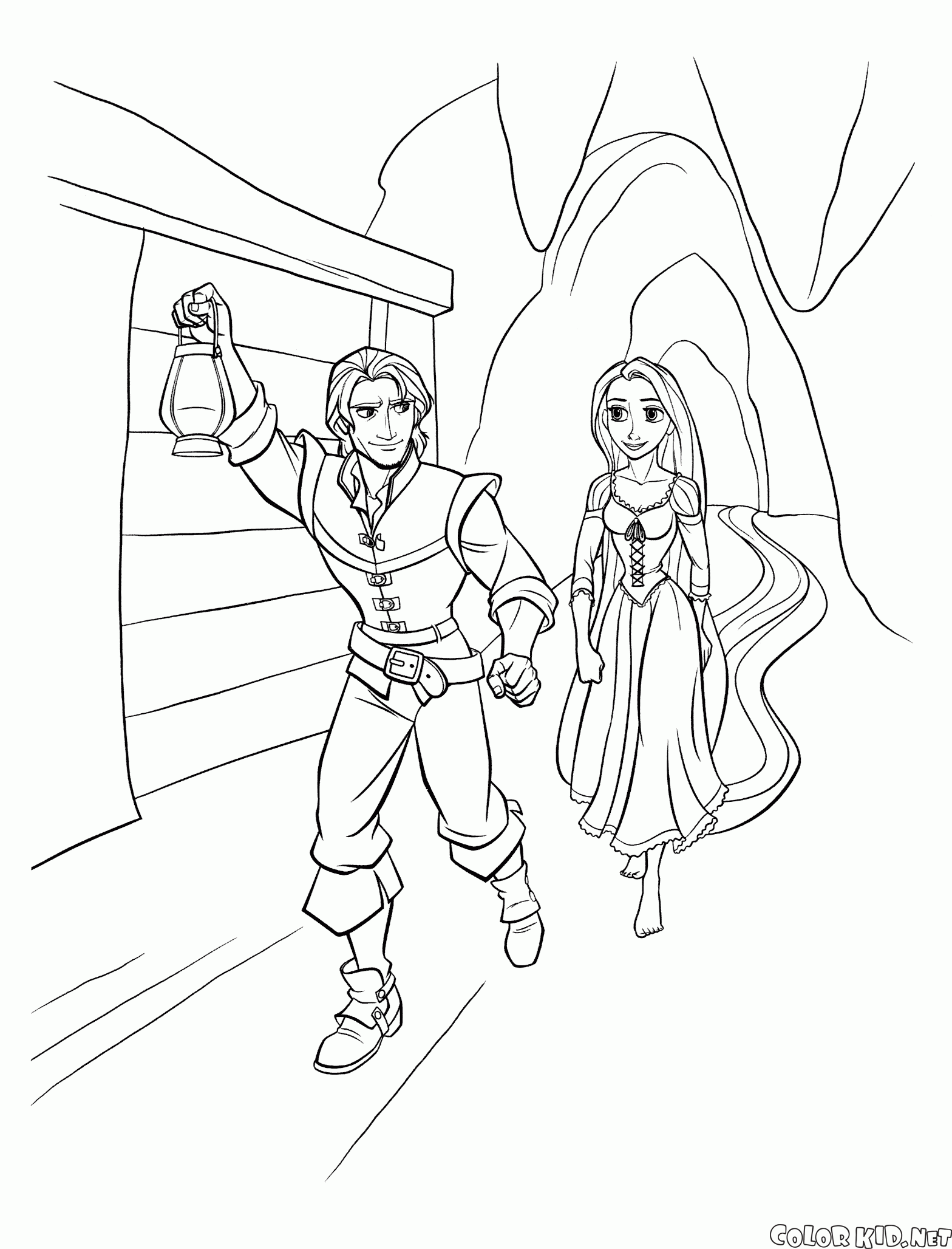 Flynn und Rapunzel Escape