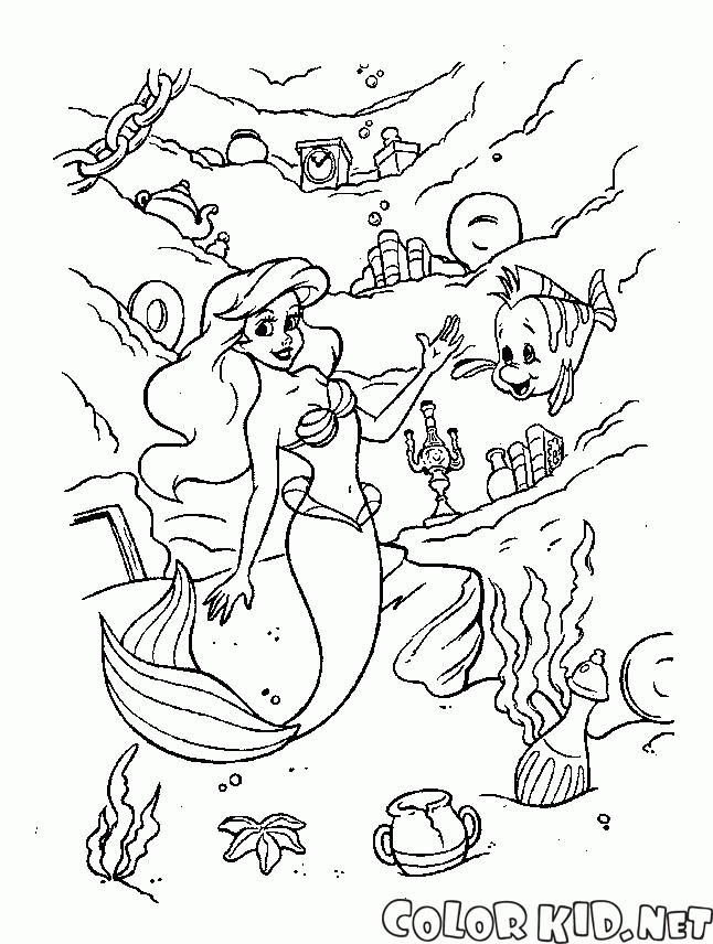 Meerjungfrau Schatz