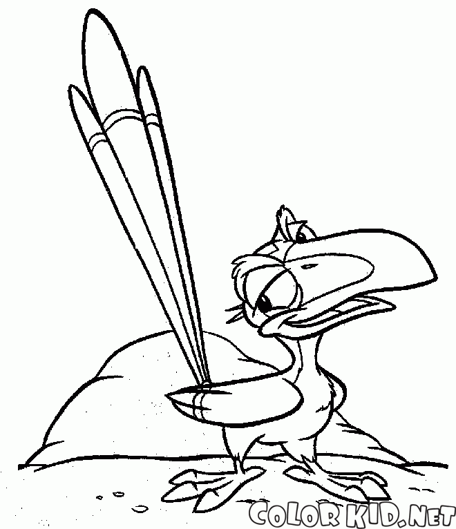 Zazu Malvorlage Coloring And Malvorlagan