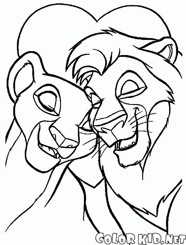 Liebevolle Lions