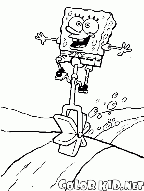 SpongeBob stuntman