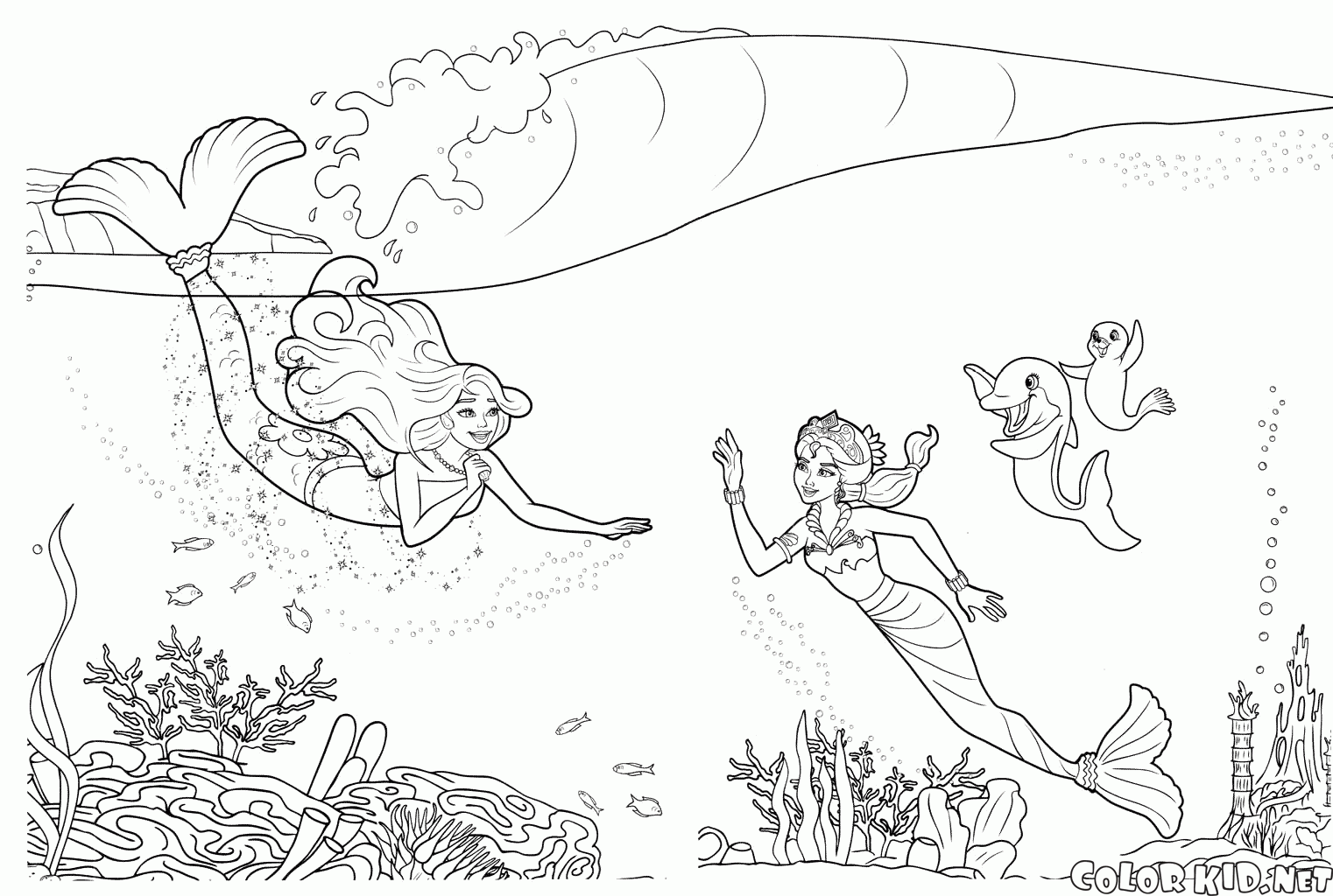 Abenteuer der kleinen Meerjungfrau