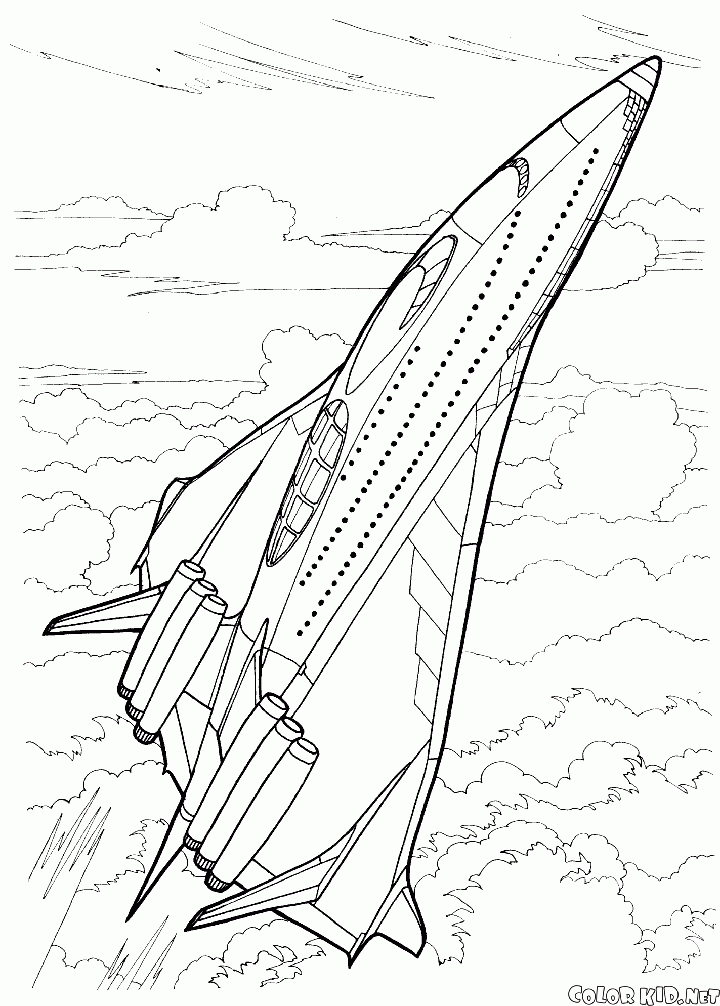 Malvorlagen - Raumschiff