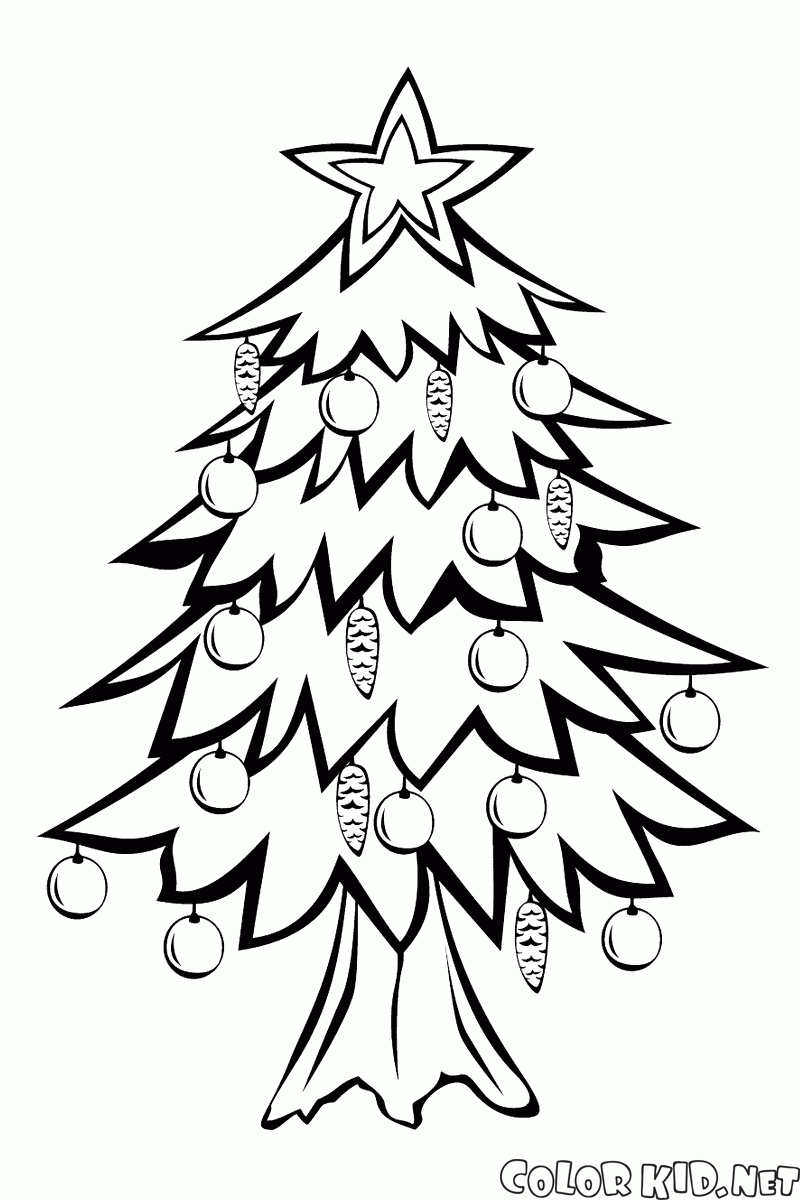 Weihnachtsbaum für ein neues Jahr