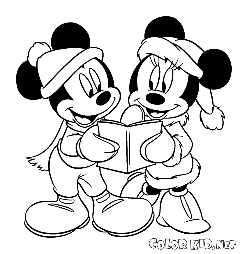 Mini und Mickey Mouse