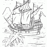 Piratenschiffs James Hook