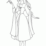 Aurora und ein Vogel