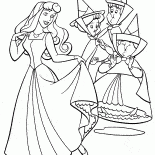 Prinzessin Aurora und Feen