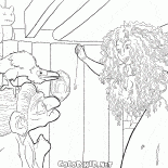 Merida und die Hexe