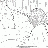 Merida mit einem Bogen in der Hand