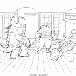 Das Team im Kampf Anzüge