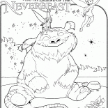 Das Monster ist lächelnd