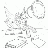 Scribble und sein Fernrohr
