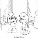 Brainy Smurf und Grouchy Smurf