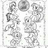 Tiny Ponys in einer Gruppe