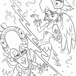 Lustige Karneval in Rio