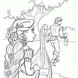 Rapunzel und Flynn Reisen