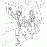 Flynn und Rapunzel Escape