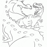 Mom Dinosaurier und Rudy