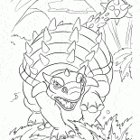Verärgerter Dinosaurier