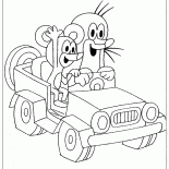 Mole und das Auto