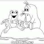 Frosch und Mole