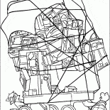 Trolley mit einem wertvolles Eigentum