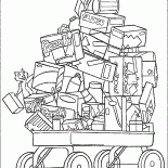 Trolley mit Lebensmitteln