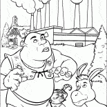 Shrek, die Katze und der Esel