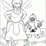 Gute Fee in einer Fabrik