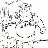 Shrek trinkt einen Trank