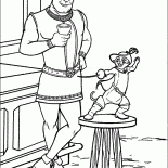 Shrek und loyale Ritter