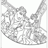 Am Rand des Toilettenbeckens