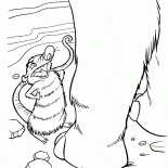 Opossum und Art Mammoth