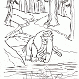 Mammoth Manny sehr einsam