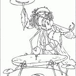 Hier ist ein Kellner