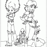 Arthur und Selenia in der Kampagne