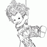 Betameche an einem Seil