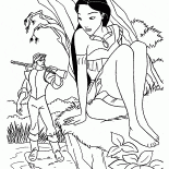 John Smith und Pocahontas