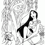 Großmutter Willow und Pocahontas